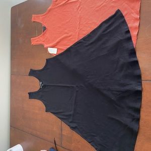 2 derek heart tank tops